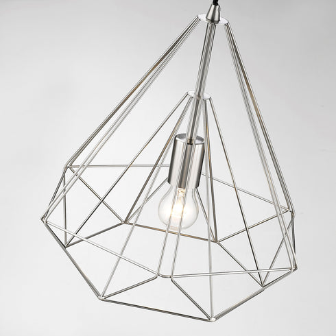 Pendant Luminaire In Satin Nickel LL00149